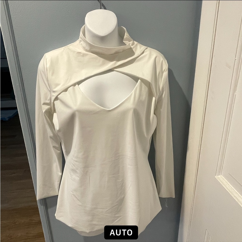 Chiara Boni La Petite robe blouse off white size large